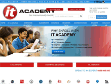 Tablet Screenshot of it-academy.co.za